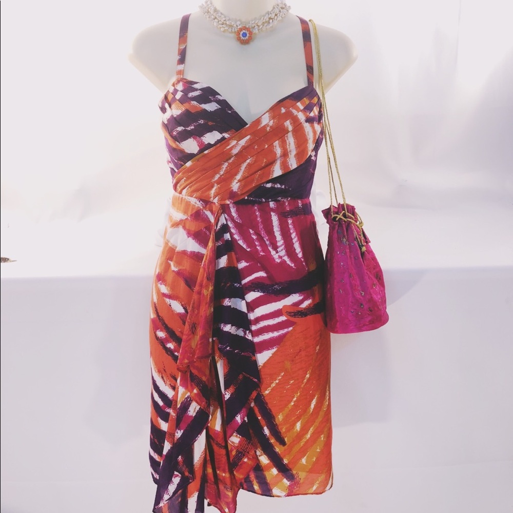 Banana Republic silk blend dress